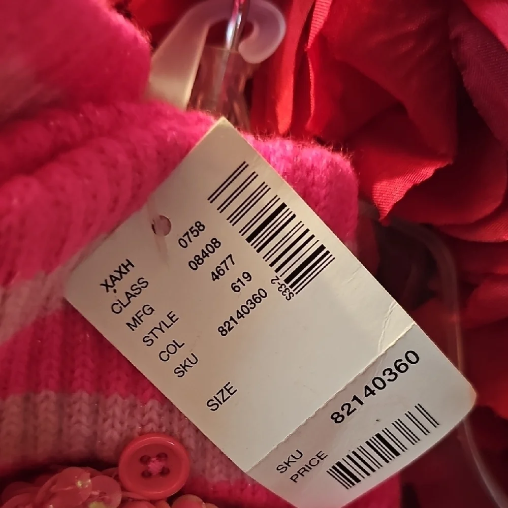 Pink Owl Kids Mittens